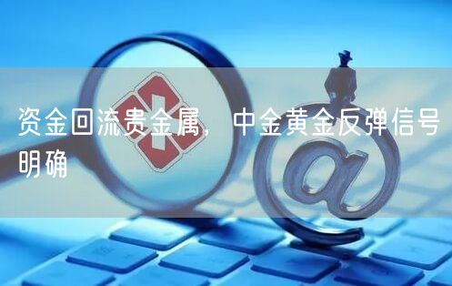 资金回流贵金属，中金黄金反弹信号明确