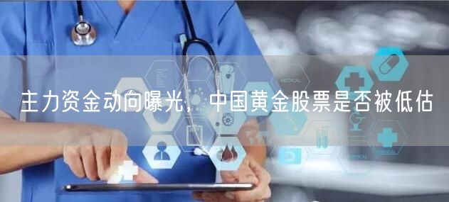 主力资金动向曝光，中国黄金股票是否被低估